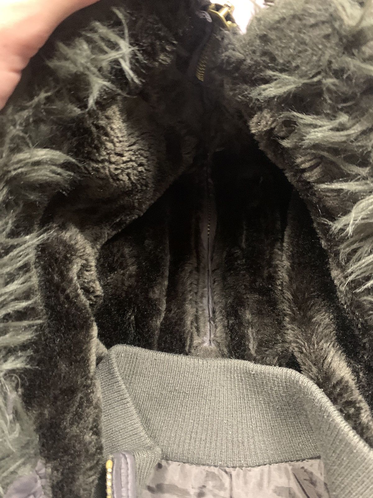 If Six Was Nine Vintage LGB If Six Was Nine Style Faux Fur Zip Bomber Size M / US 6-8 / IT 42-44 - 4 Thumbnail