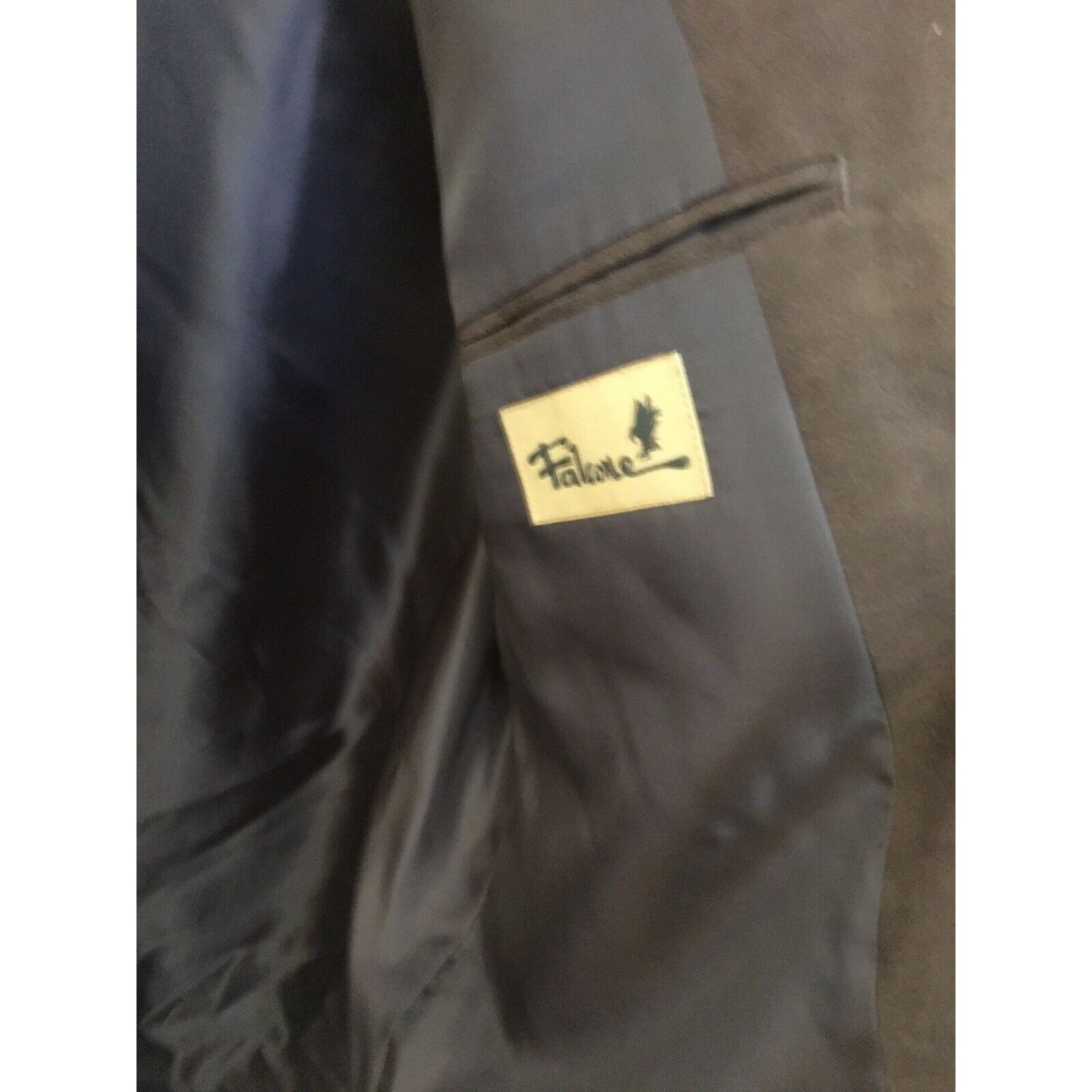 Falcone FALCONE MEN’S Sz 46 BROWN BLAZER SUIT JACKET COAT Size 46R - 3 Thumbnail