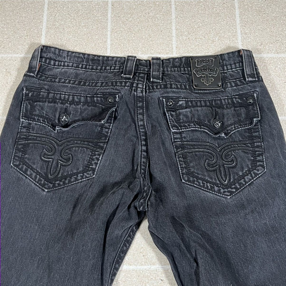 Rock Revival Rock Revival Mens Black Jean Sz 40 Steven Straight Denim Y2K Size US 40 / EU 56 - 2 Thumbnail