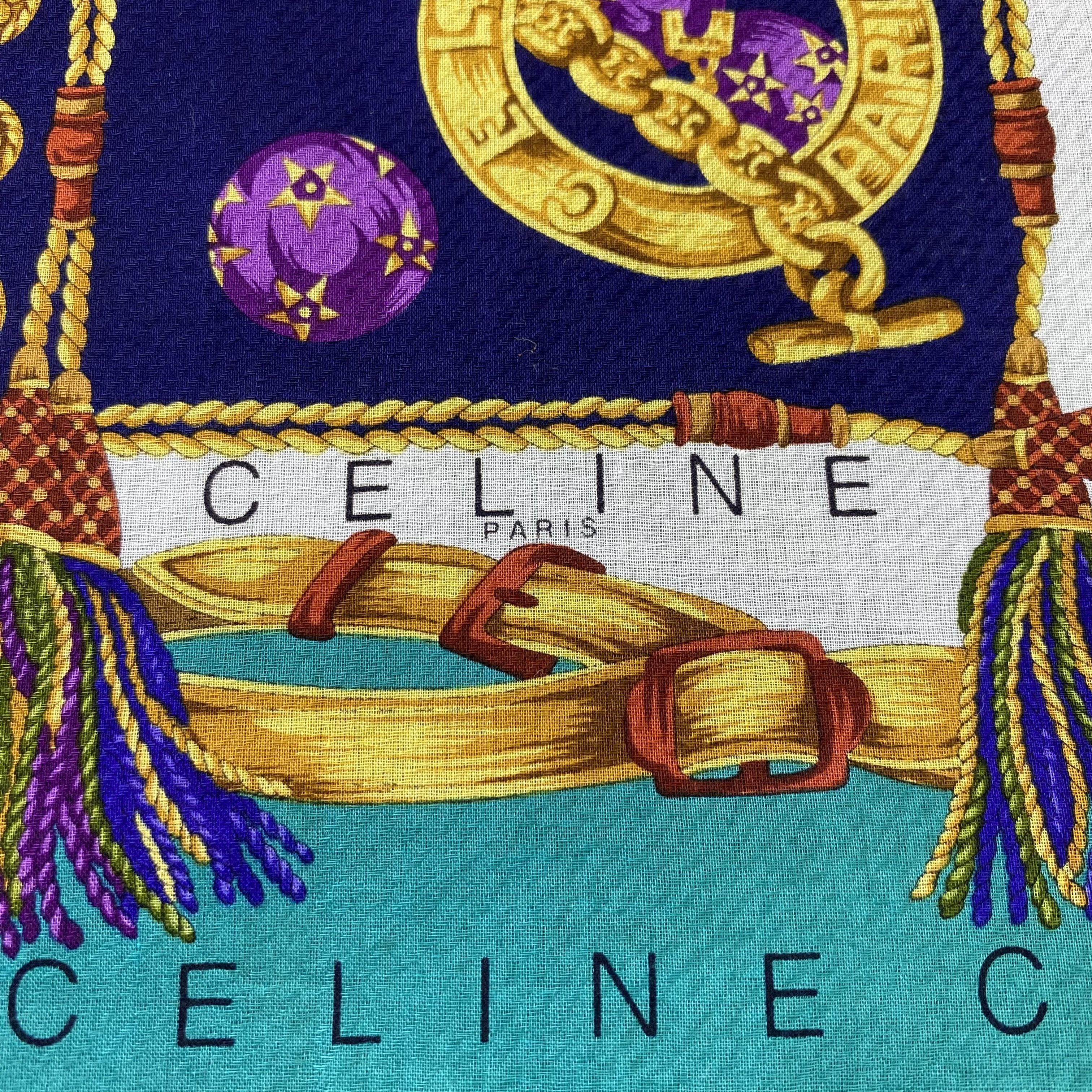Celine Celine Handkerchief Neckerchief Bandana-B1732 Size ONE SIZE - 7 Thumbnail