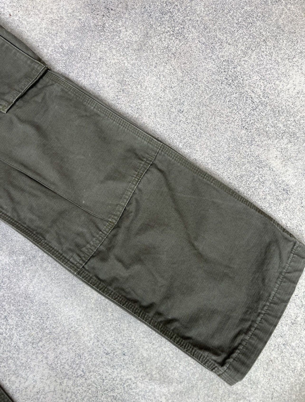 Carhartt Vintage CARHARTT RELAXED RIPSTOP CARGO DOUBLE KNEE PANTS Size US 34 / EU 50 - 5 Thumbnail
