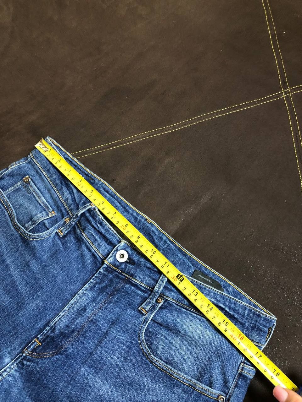 G-Star G-Star Raw 3301 Skinny Denim Mudwash Denim Jeans Size US 34 / EU 50 - 13 Thumbnail