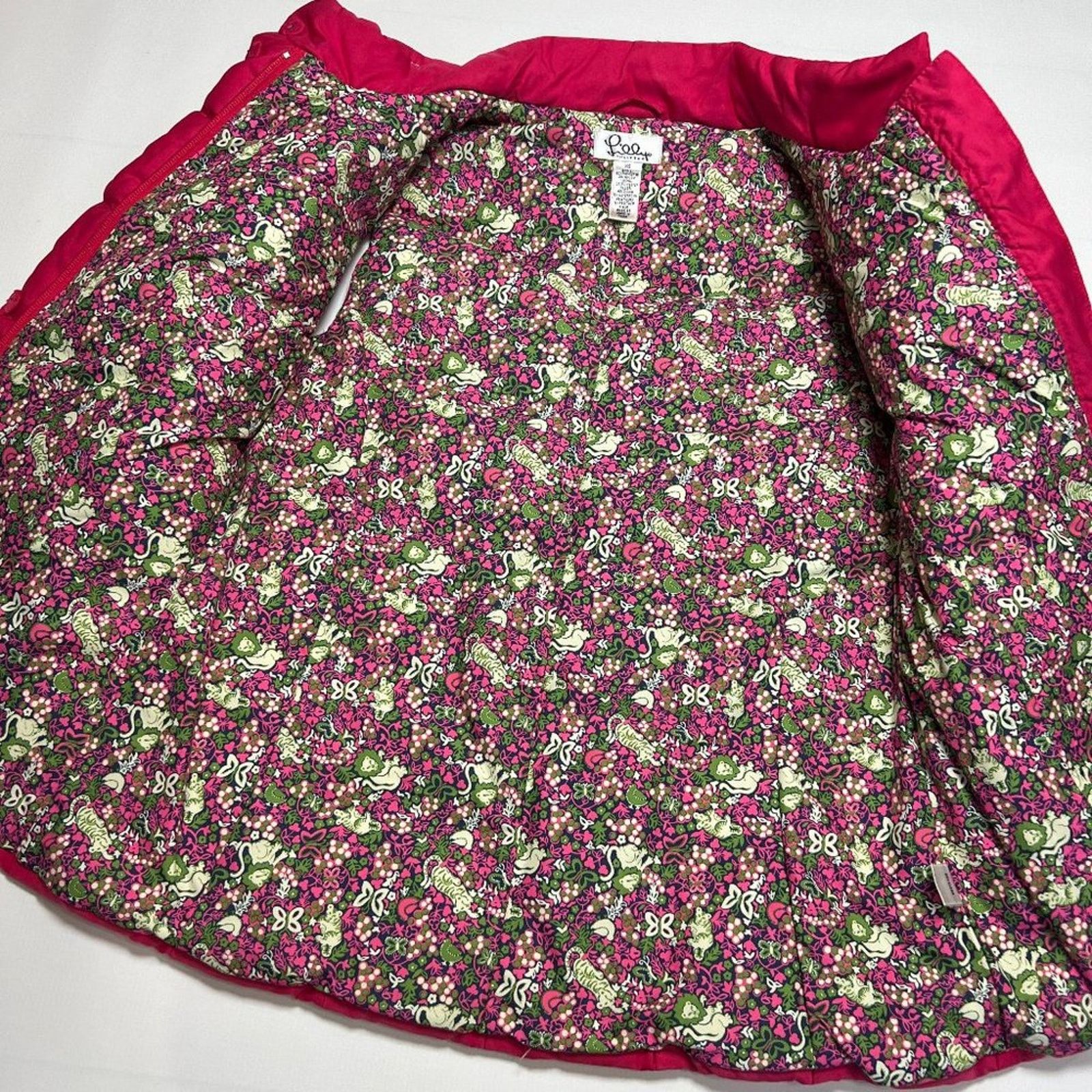 Lilly Pulitzer Lilly Pulitzer Quilted Down Puffer Vest Hot Pink XS Size XS / US 0-2 / IT 36-38 - 2 Thumbnail