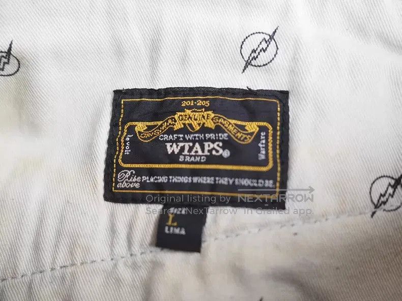 Wtaps WTAPS size L Swear Word Detail Blue Washed Denim Jeans Size US 27 - 8 Thumbnail