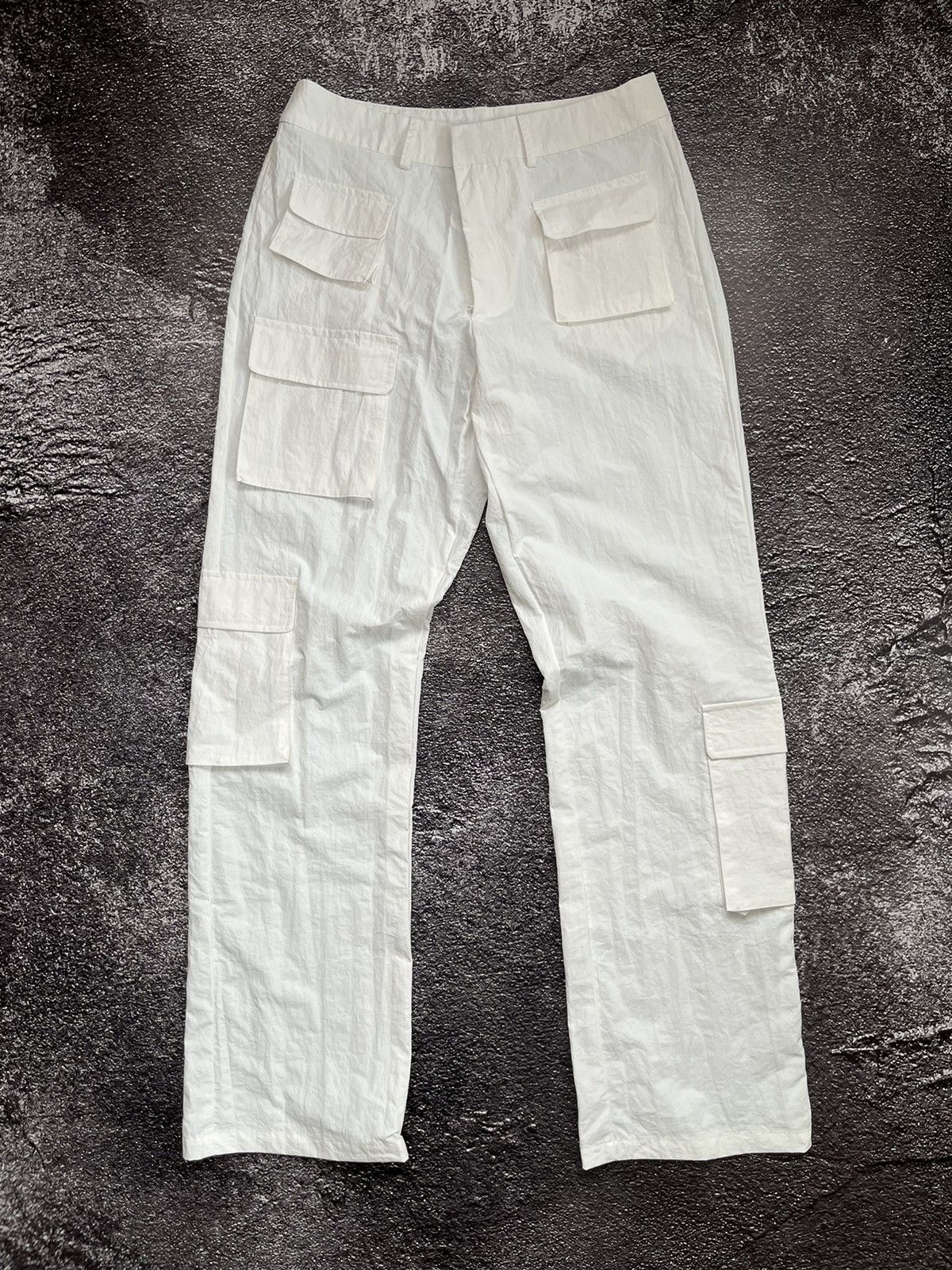 Other LE GER by Lena Gercke Cargo Multipocket White Pants Size 28" / US 6 / IT 42 - 3 Thumbnail