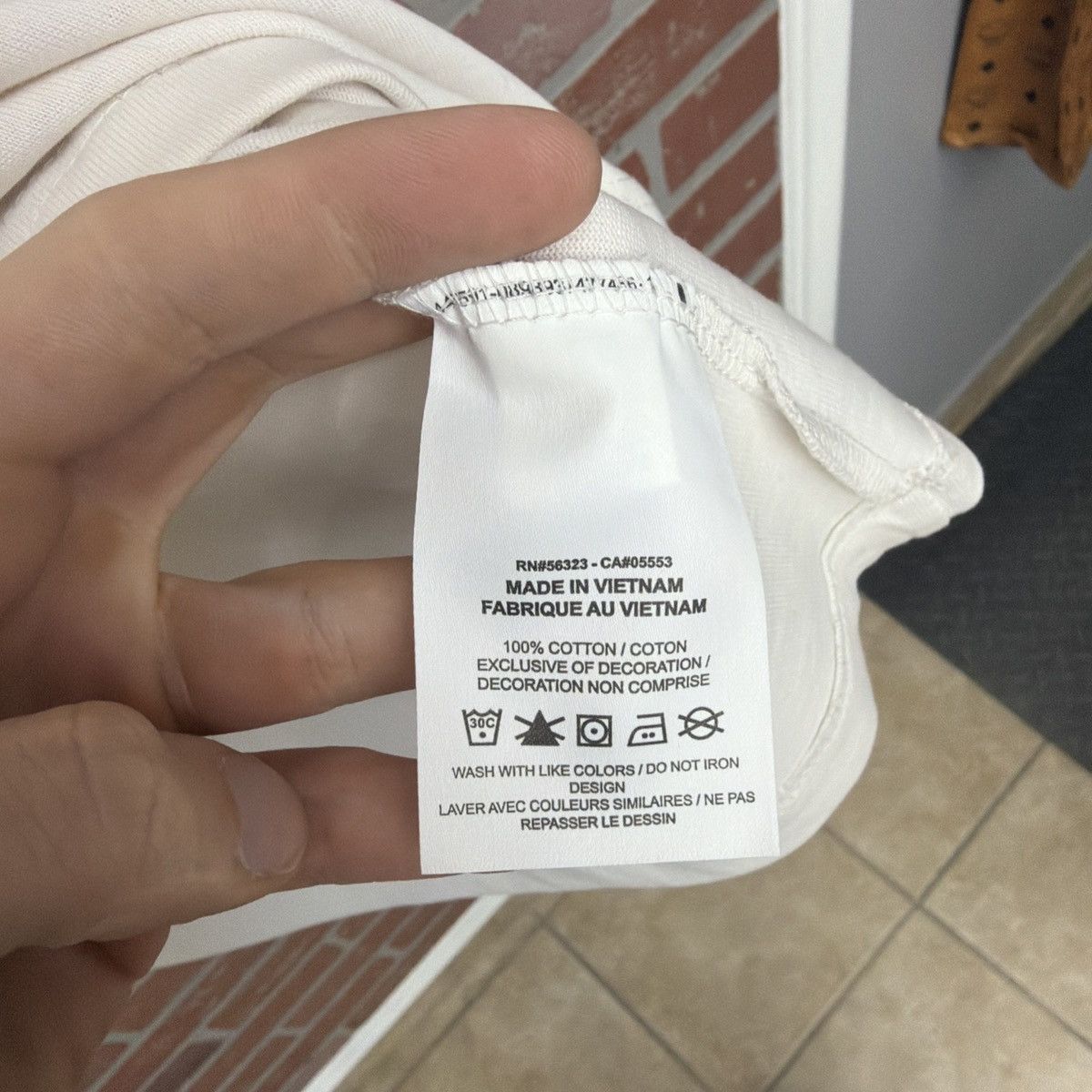 Off-White OFF-WHITE X Jordan Logo T-shirt Sail Size L Brand new Size US L / EU 52-54 / 3 - 3 Thumbnail