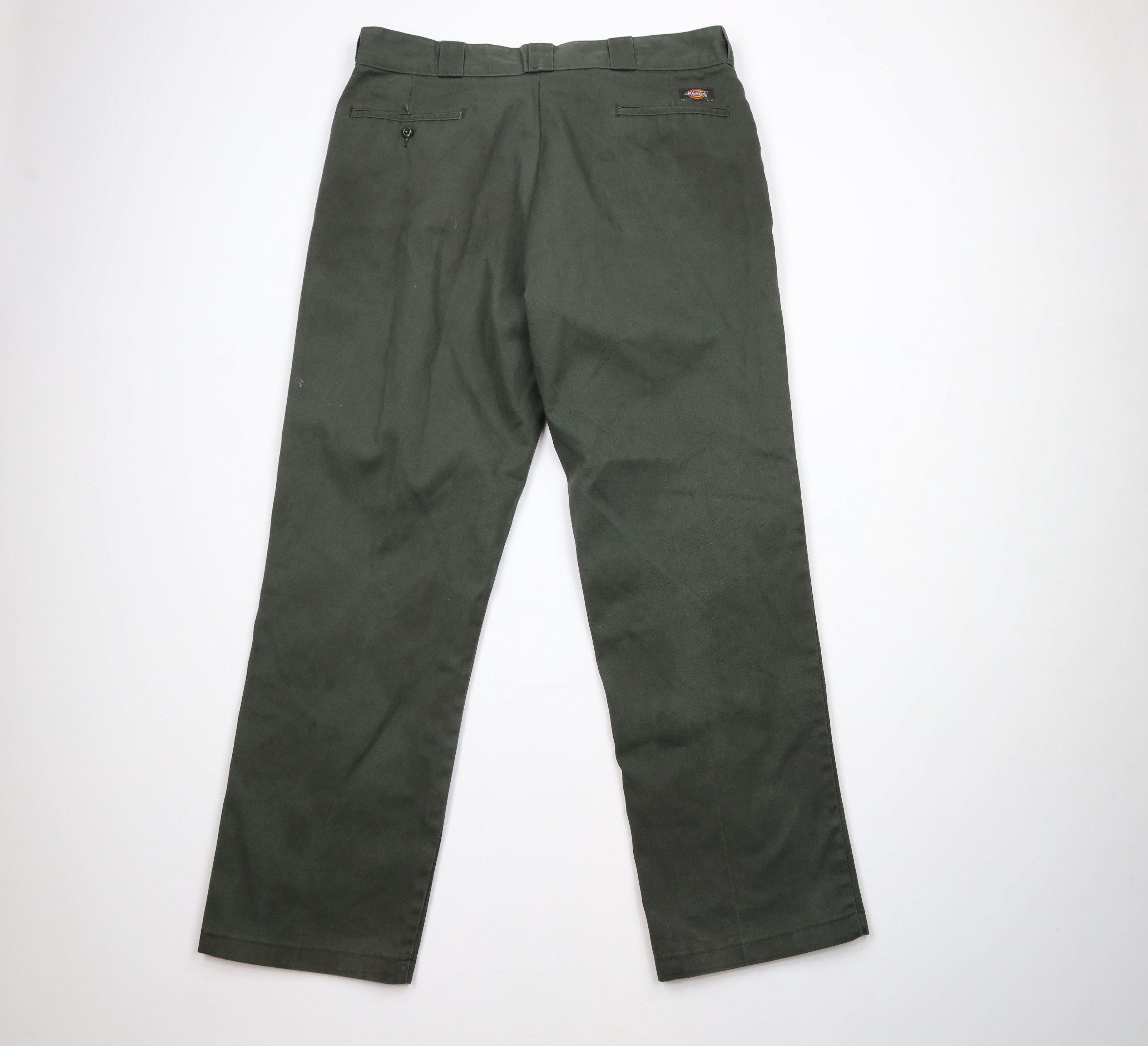 Dickies × Vintage Vintage Dickies Spell Out Wide Leg Original Fit Pants Green Size US 38 / EU 54 - 9 Thumbnail