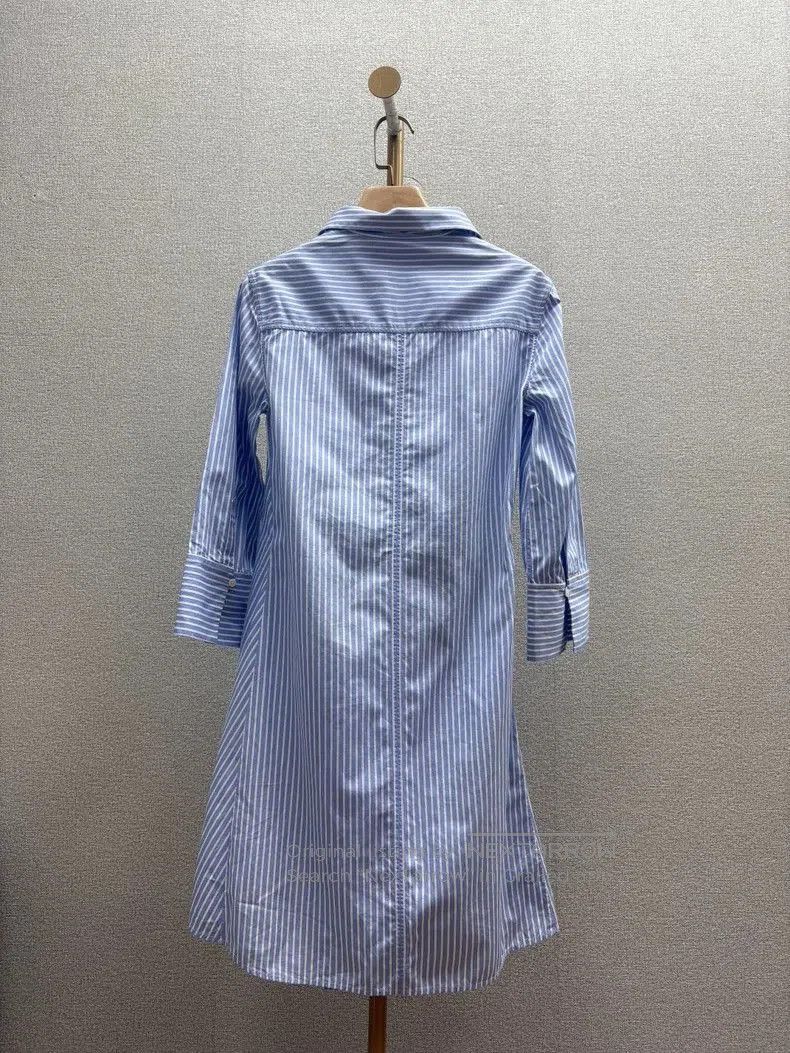 Dior Dior Blue White Stripe Shirt Dress. Size US XS / EU 42 / 0 - 2 Thumbnail