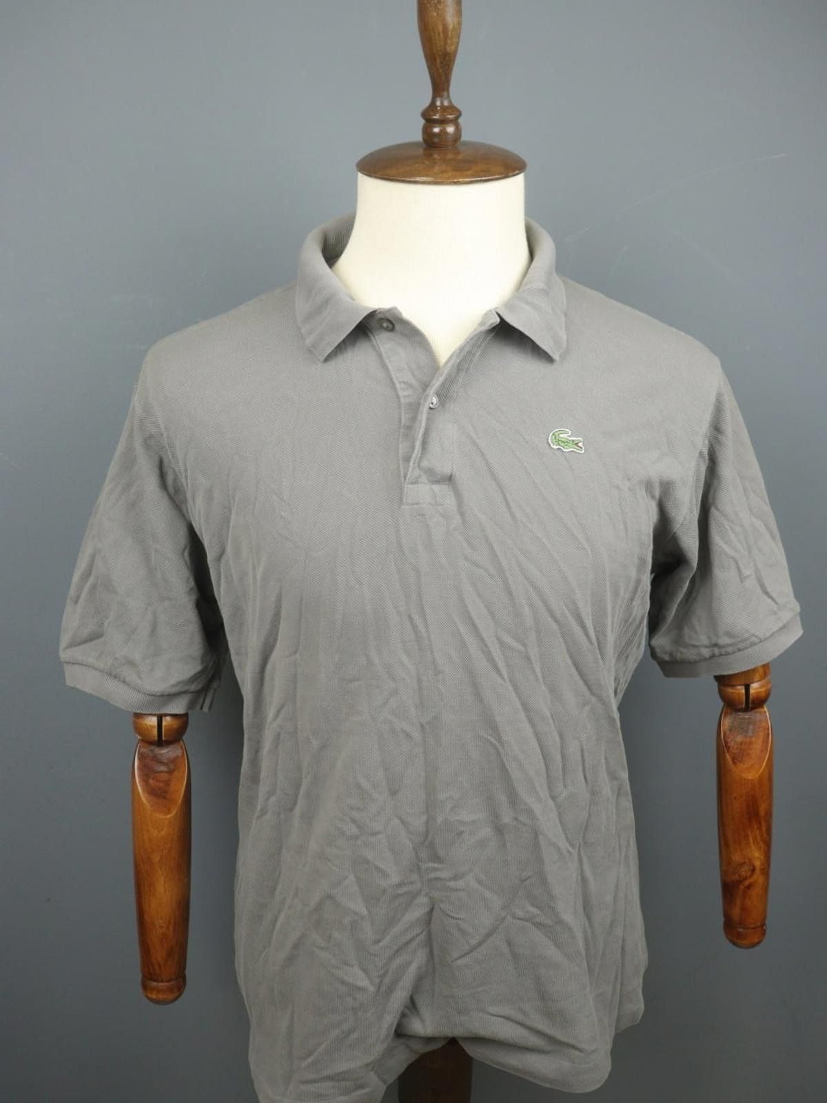 Lacoste Lacoste Gray 100% Cotton Collar Embroidered Shirt Size 6 Size US M / EU 48-50 / 2 - 1 Thumbnail