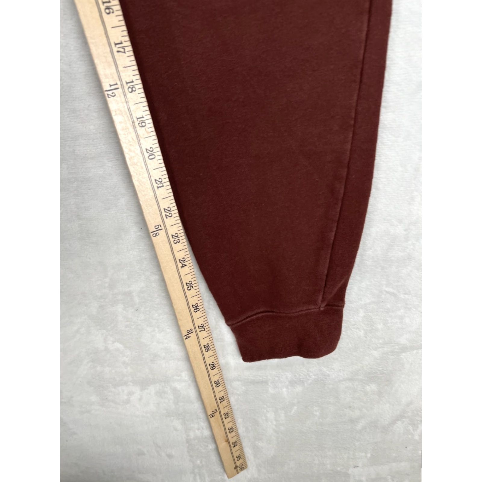 Nike Nike Sweatpants Mens Small Brown Fleece Jogger Pants Cuffed Tapered Athletic Size US 29 - 4 Thumbnail