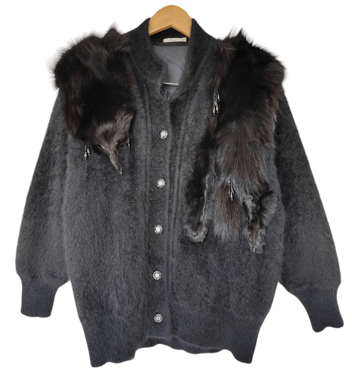 Japanese Brand Very Rare Vintage Runa Faux Fur Mohair Jacket Size US M / EU 48-50 / 2 - 1 Thumbnail