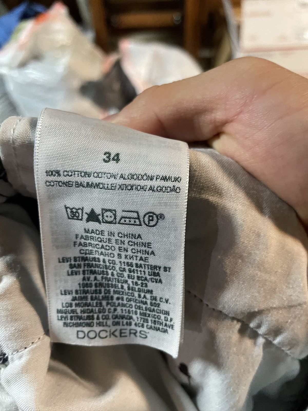 Dockers Vintage 00’s Dockers Chino Shorts Faded Navy Size 34 Size US 34 / EU 50 - 6 Thumbnail