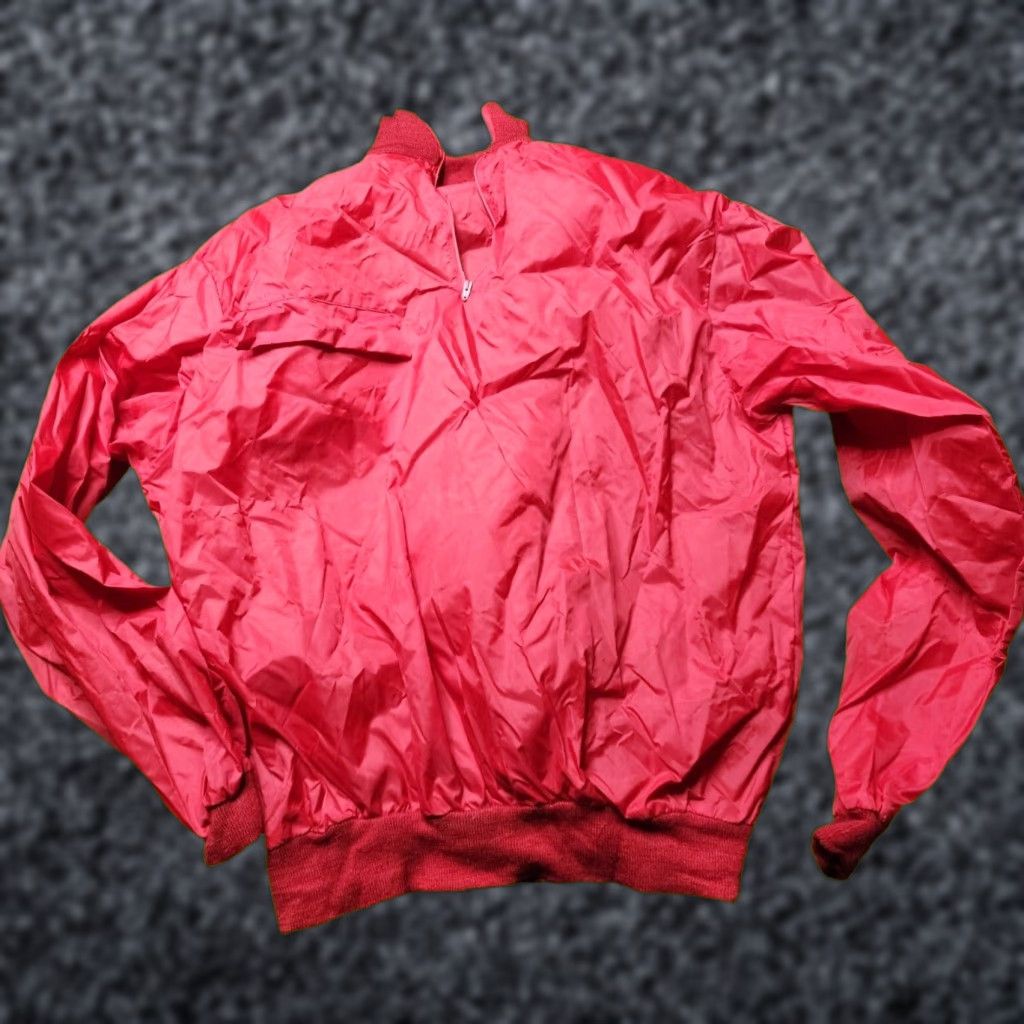 Vintage VINTAGE Birdie Jacket Windbreaker 80s Red Mens L Golf Windproof Collared Pockets Regular Size Unisex Adults Style Windbreaker Mens Size US L / EU 52-54 / 3 - 1 Thumbnail
