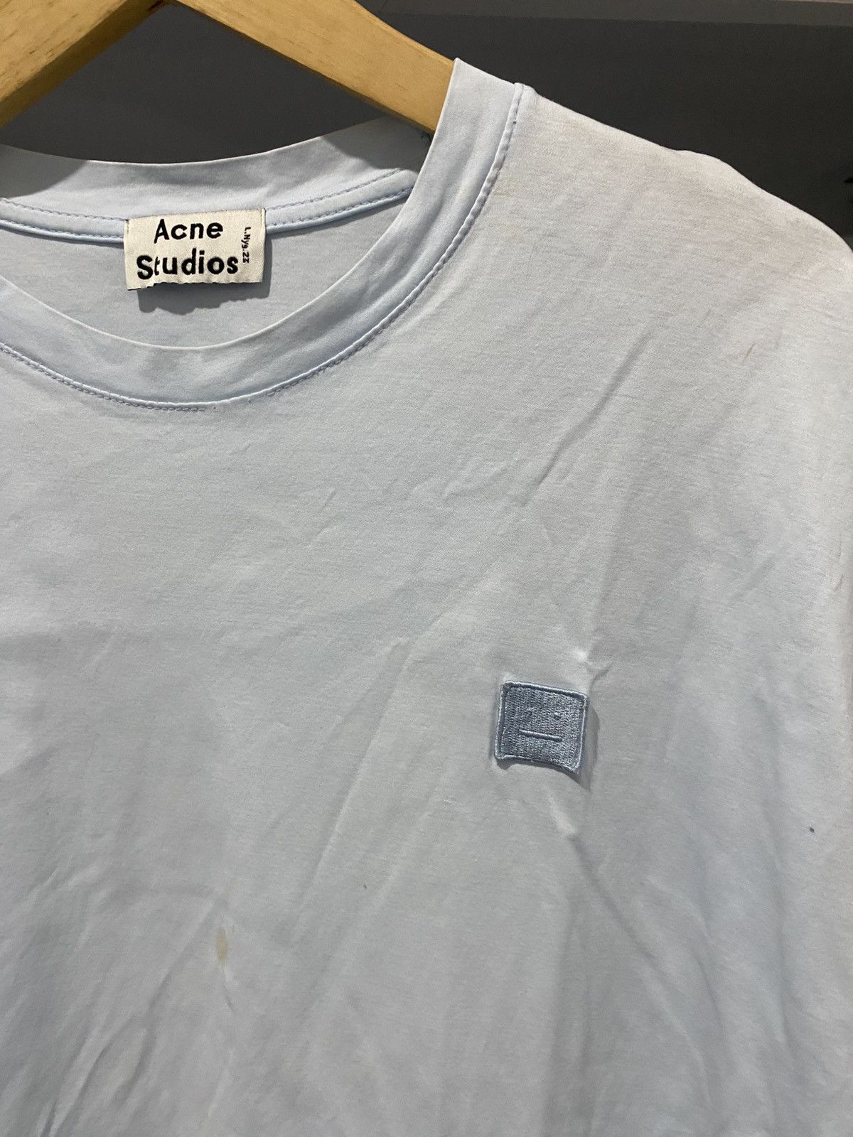 Acne Studios Acne studio face logo stain tee AA0014 Size US L / EU 52-54 / 3 - 3 Thumbnail