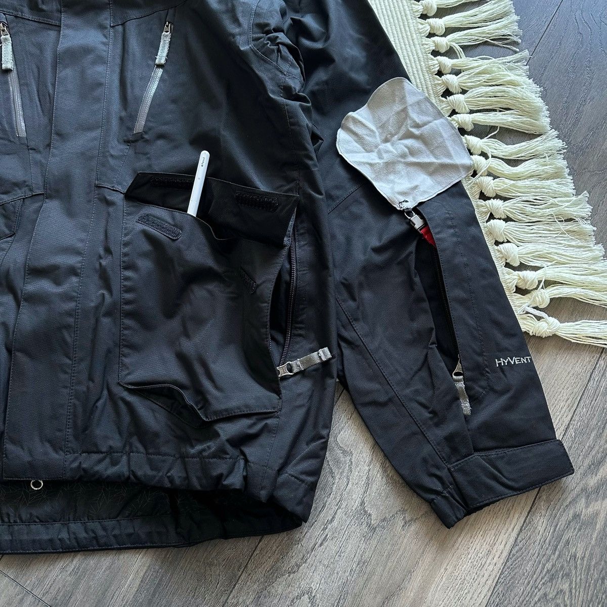 The North Face Y2K The North Face HyVent Dark Grey Jacket Size US S / EU 44-46 / 1 - 2 Thumbnail