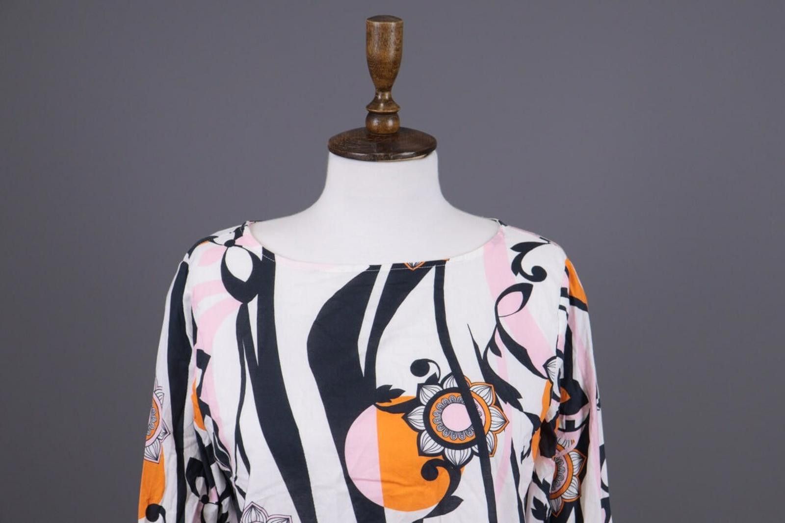 Designer Emily Van Den Bergh White Floral Blouse Shirt Size 36 Size M / US 6-8 / IT 42-44 - 3 Thumbnail