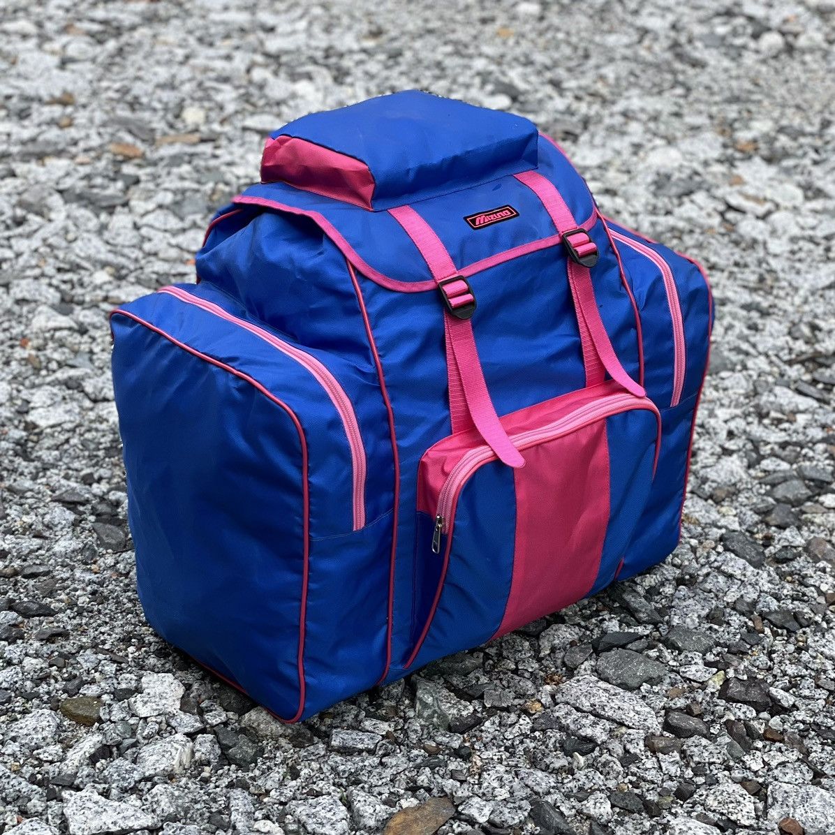 Mizuno Vintage Mizuno Outdoor Rucksack/Tanker Bag Backpack Size ONE SIZE - 2 Thumbnail