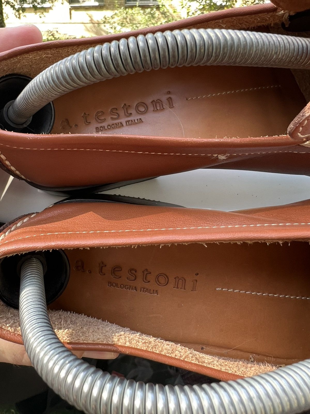 Testoni A. Testoni leather loafers shoes luxury classic Size US 8 / EU 41 - 8 Thumbnail