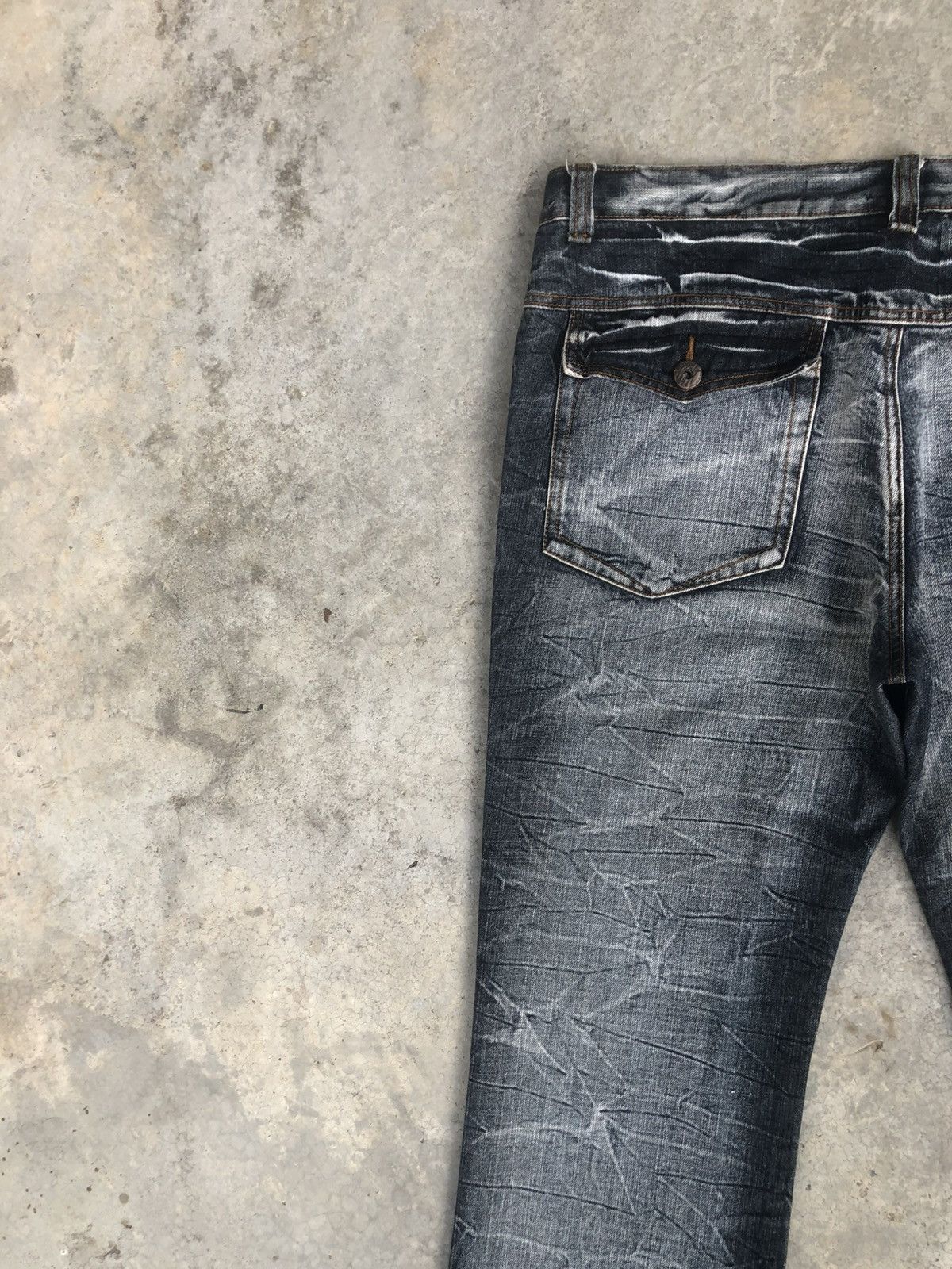 If Six Was Nine Japanese Black ant Flared Jeans Distressed Jeans Size US 38 / EU 54 - 9 Thumbnail