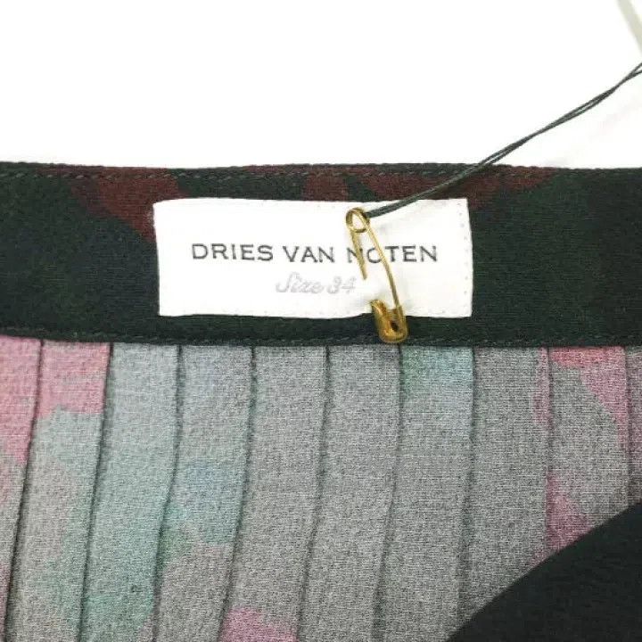 Dries Van Noten Dries Van Noten Floral Pleated Midi Skirt Size 33" - 7 Thumbnail