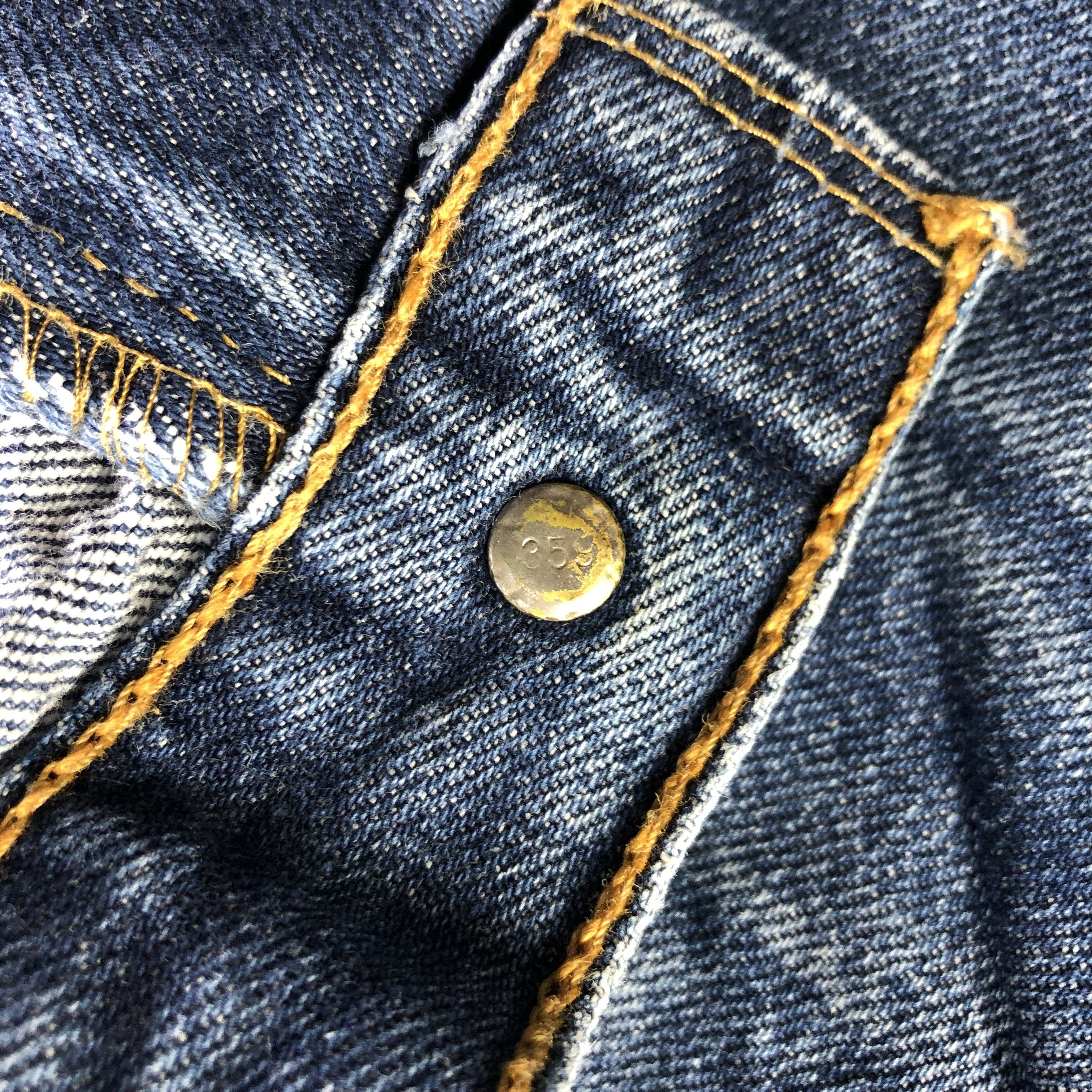 Levi's 90s Vintage Blue Wash Levis Jeans-J4044 Size US 37 - 11 Thumbnail