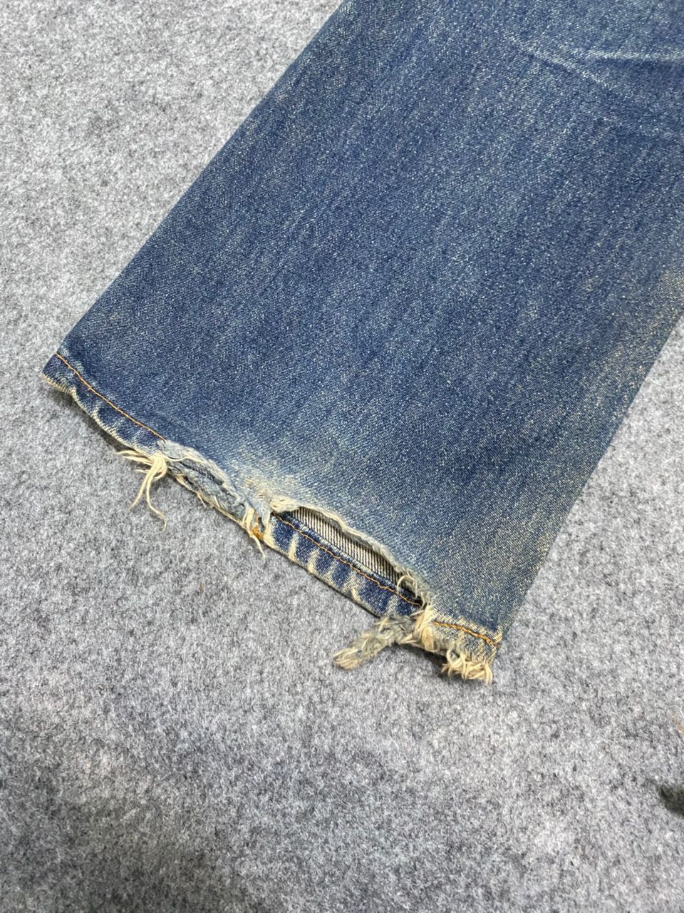 If Six Was Nine Vintage 90s Levis 517 Bootcut Distressed Denim Size US 28 / EU 44 - 15 Thumbnail