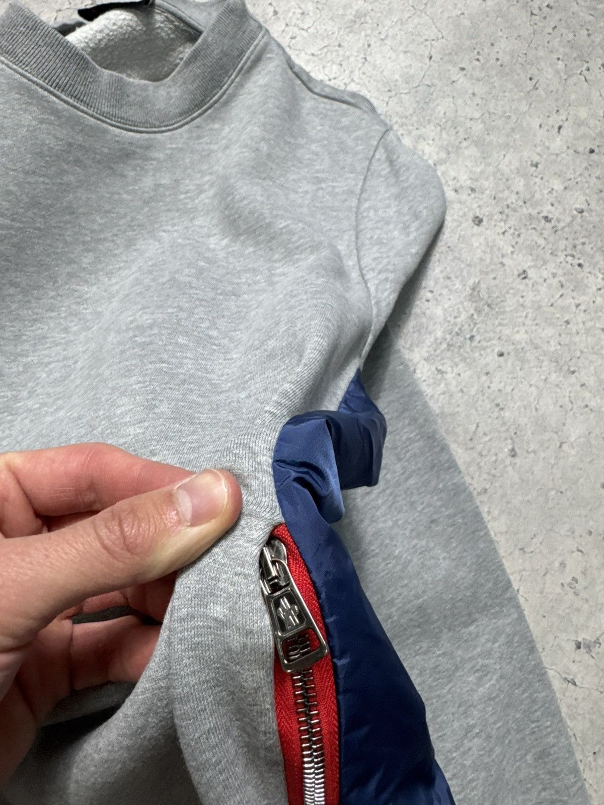 Moncler Moncler Maglia Girocollo Sweatshirt Luxury Nylon Vintage Size US M / EU 48-50 / 2 - 9 Thumbnail