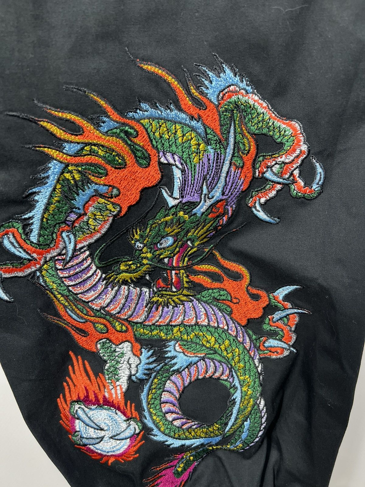 Ed Hardy Vintage Streetwear Y2k Ed Hardy Baggy Pants Dragon Big Logo Size US 30 / EU 46 - 14 Thumbnail