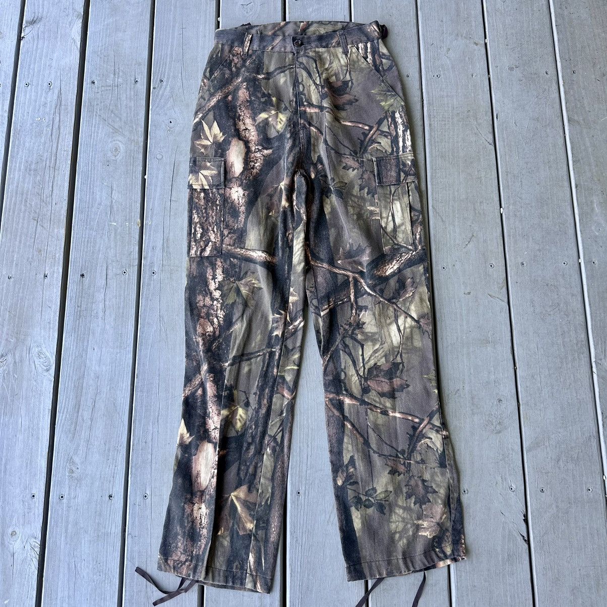 Vintage Vintage fall camo style pants sz small Size US 26 / EU 42 - 1 Thumbnail