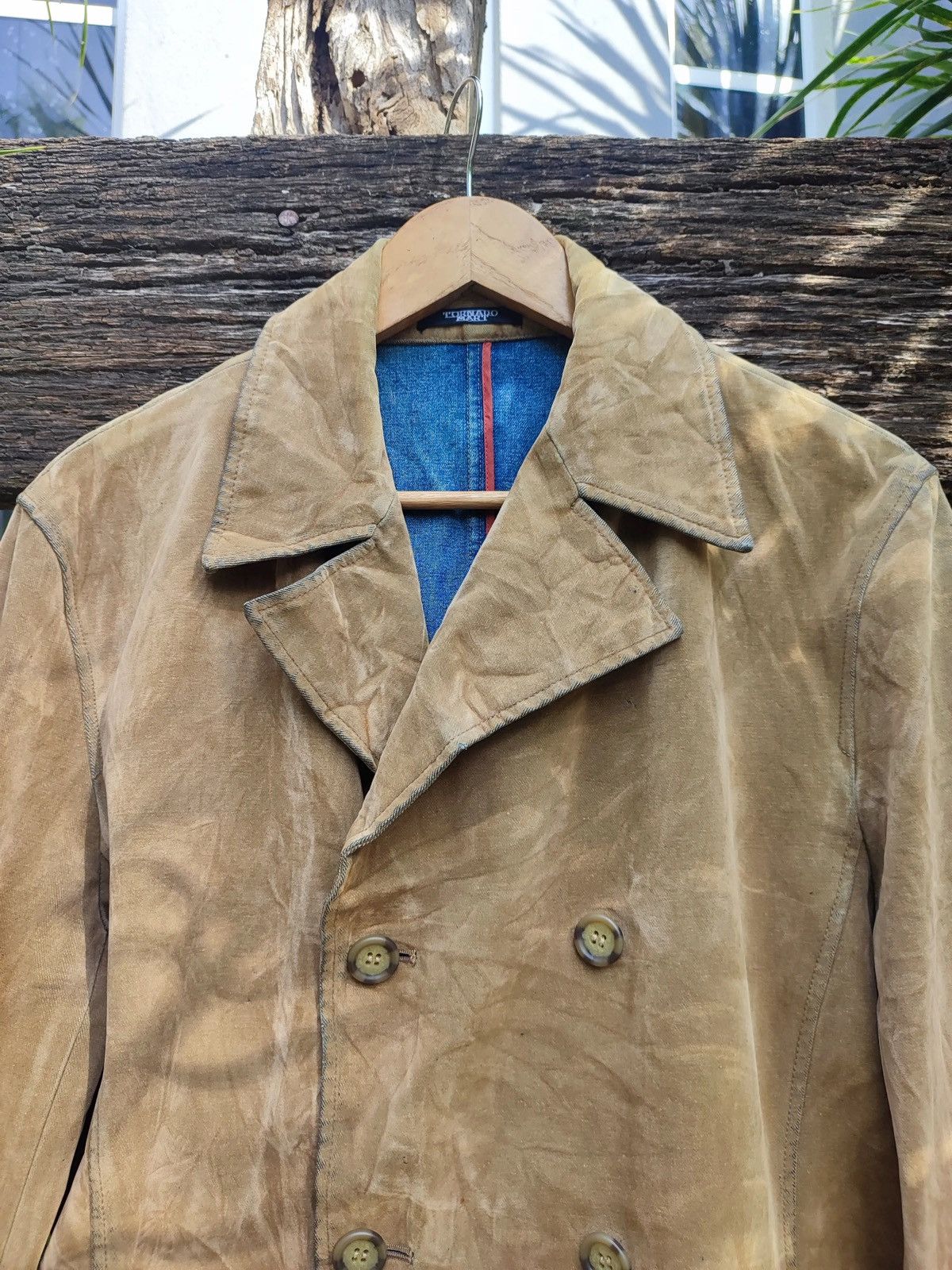 Tornado Mart Tornado Mart Brown Suede Double-Breasted Jacket – L Size US L / EU 52-54 / 3 - 2 Thumbnail