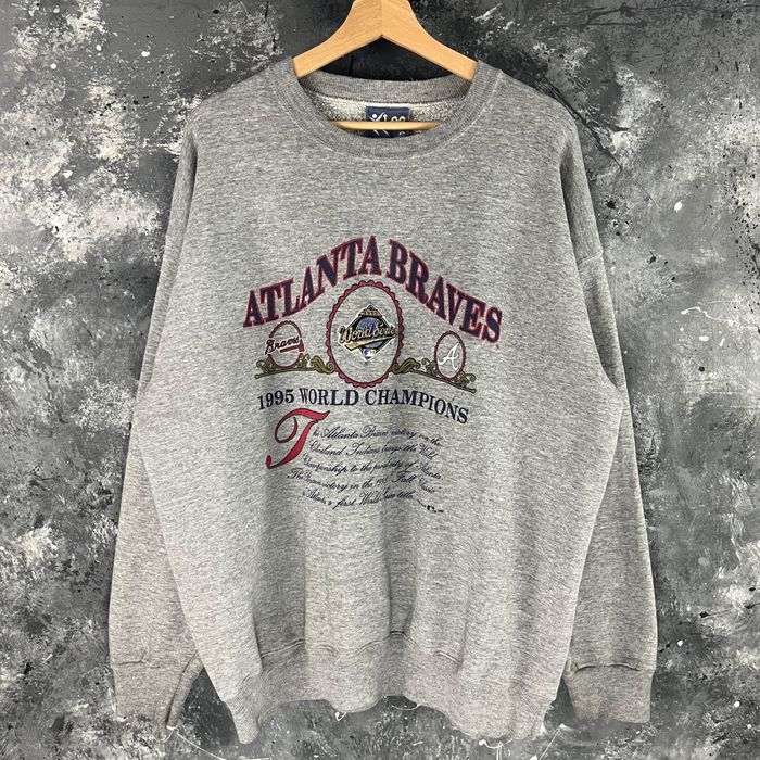 Vintage 1995 Atlanta Braves Champions Sweater XLarge