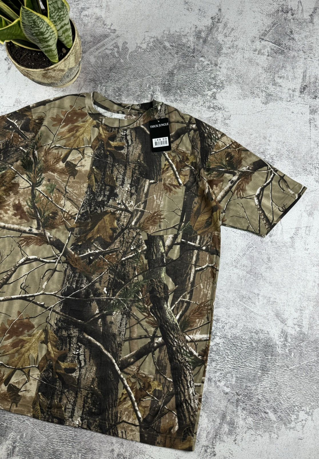 Realtree Vintage NEW Camo Realtree Thick Jungle Army Y2K T Shirt Tee Size US XXL / EU 58 / 5 - 3 Thumbnail