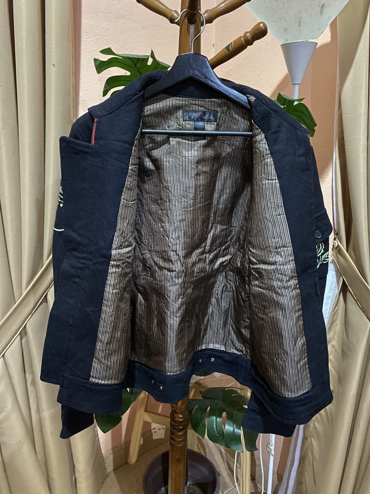 Style & Co Rare Y2K Stylelab Inc Korea Black Wool Military Embroidered Size US M / EU 48-50 / 2 - 11 Thumbnail