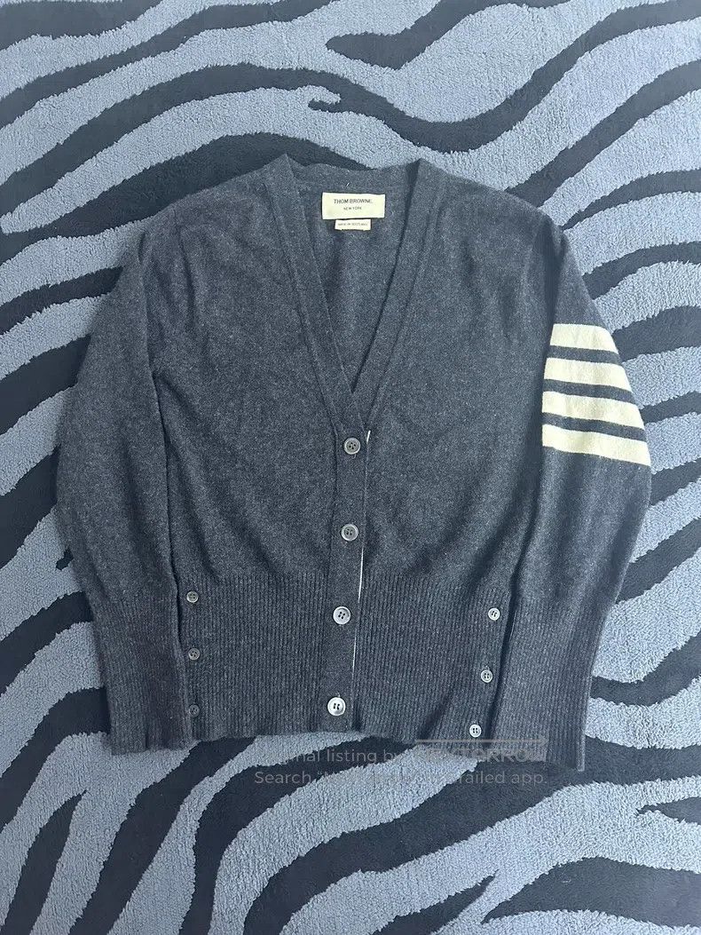 Thom Browne Thom Browne Cashmere cardigan Size M / US 6-8 / IT 42-44 - 1 Thumbnail
