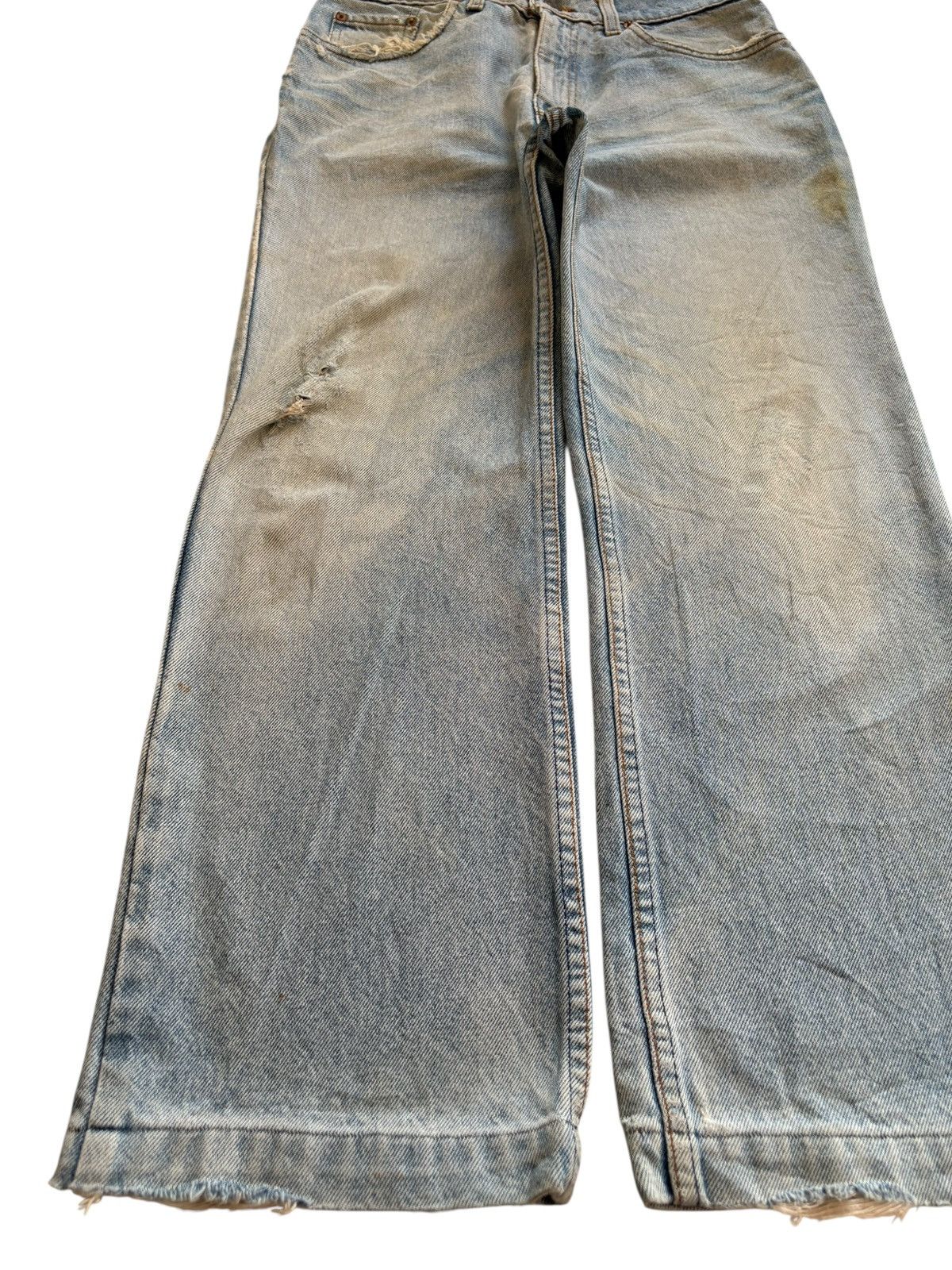 Levi's × Levi's Vintage Clothing Vintage 90s Levis 505 Mud Wash Distressed Loose Jeans Size US 29 - 6 Thumbnail