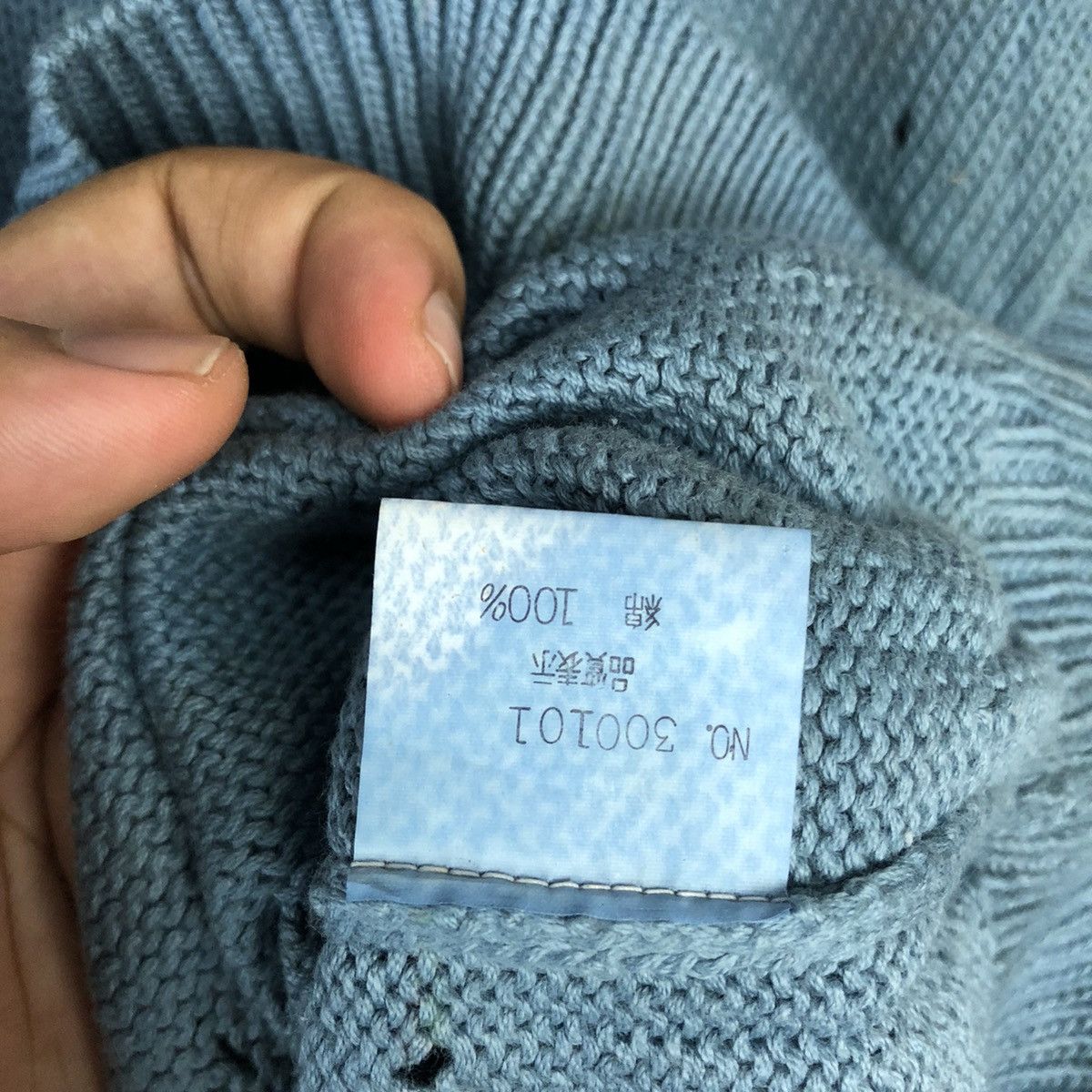Homespun Knitwear La Varaie Place Blue Knitwear crochet #A414 Size M / US 6-8 / IT 42-44 - 12 Thumbnail