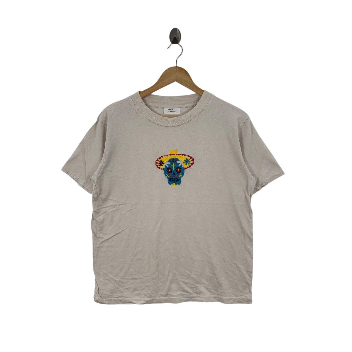 Other KAKELA x TRANQUIL Skull Bones Embroidered Tee Shirt Top Size M / US 6-8 / IT 42-44 - 1 Thumbnail