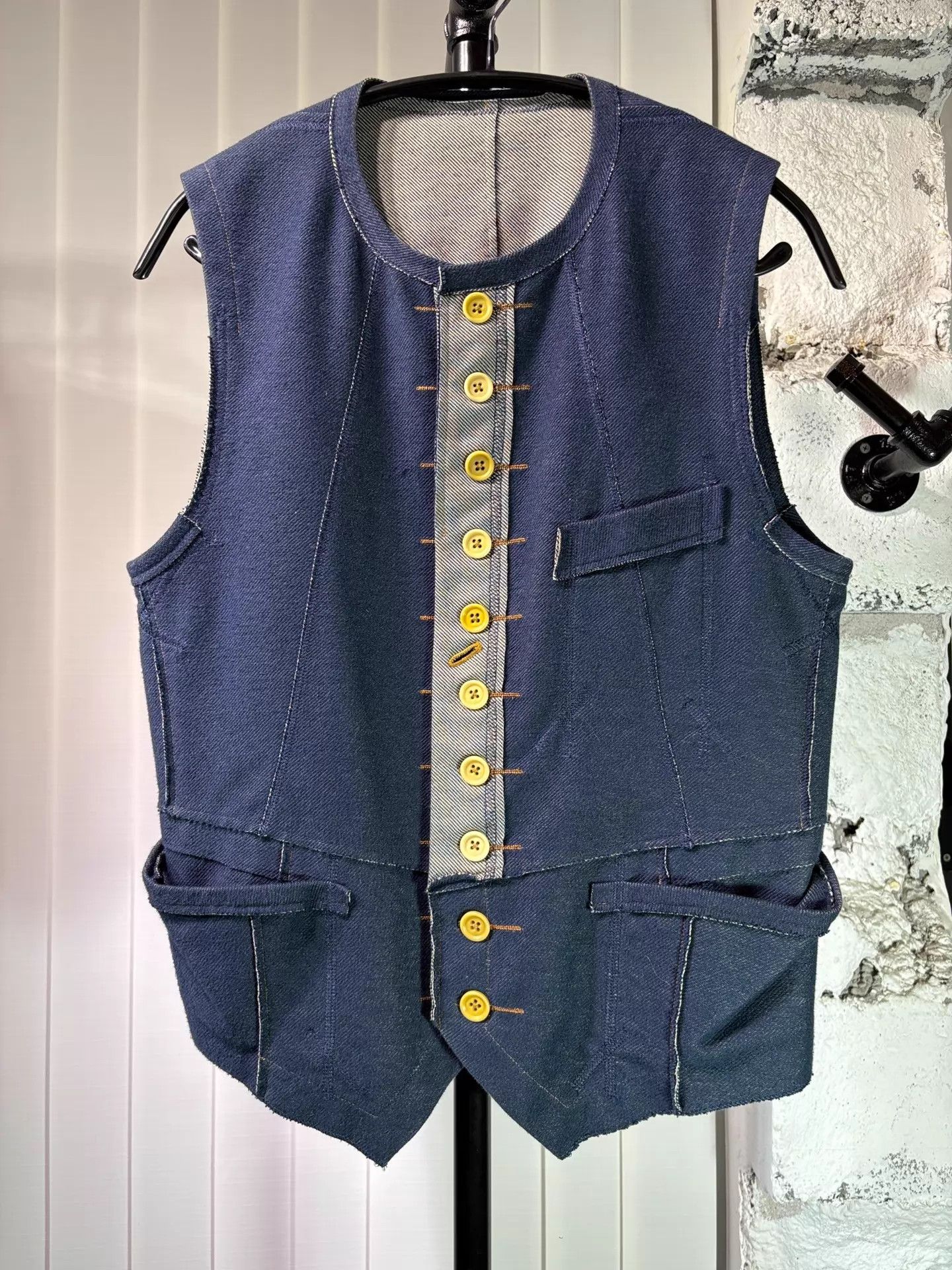 Takahiromiyashita The Soloist. T.M. The Soloist 12ss Nomadic Court Riding Vest Layered Size US XS / EU 42 / 0 - 1 Thumbnail