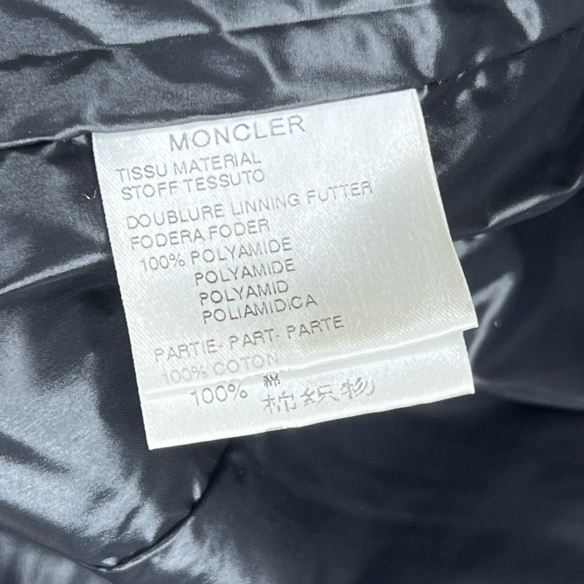 Moncler Moncler Shiny Nylon Black Jacket Big Badge Patch Logo Size M / US 6-8 / IT 42-44 - 9 Thumbnail