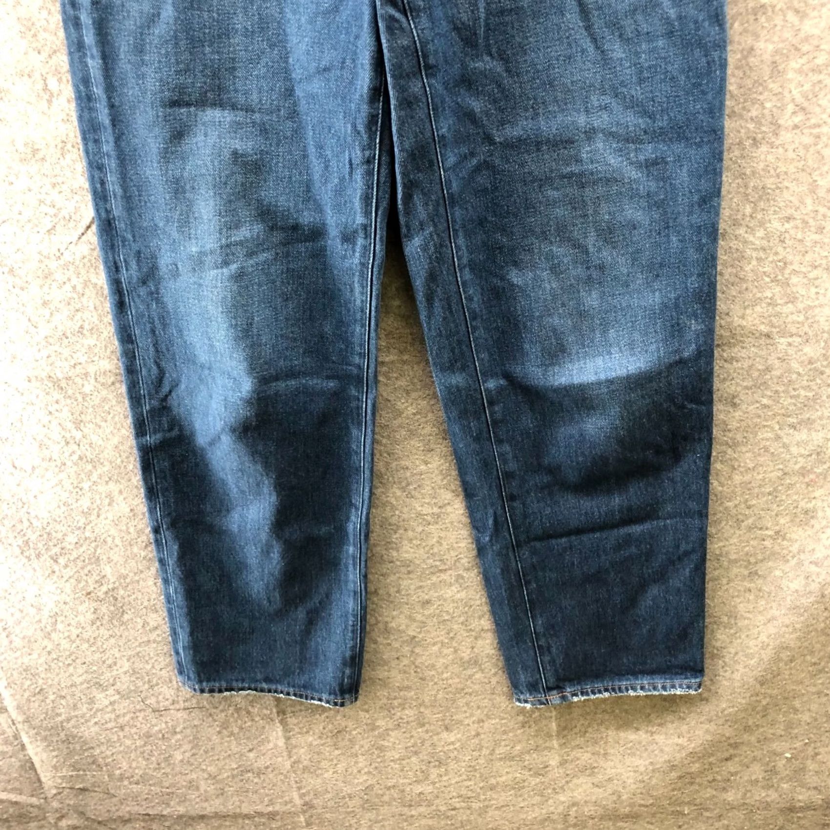 Madewell Madewell Baggy Straight Jeans Womens 26 Blue Dark Worn Indigo Wash High Rise Straight Mens Womens? Size 26" / US 2 / IT 38 - 4 Thumbnail