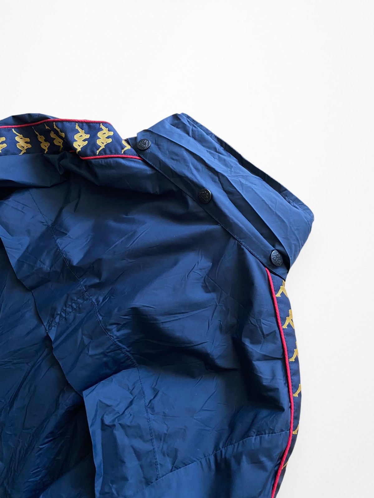 Kappa Kappa Banda Taped Windbreaker hooded Jacket Size US M / EU 48-50 / 2 - 3 Thumbnail