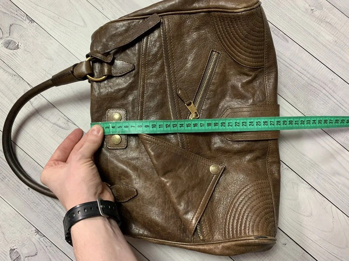 Alexander McQueen Alexander McQueen Vintage Leather Bag brown multi zip Size ONE SIZE - 12 Thumbnail