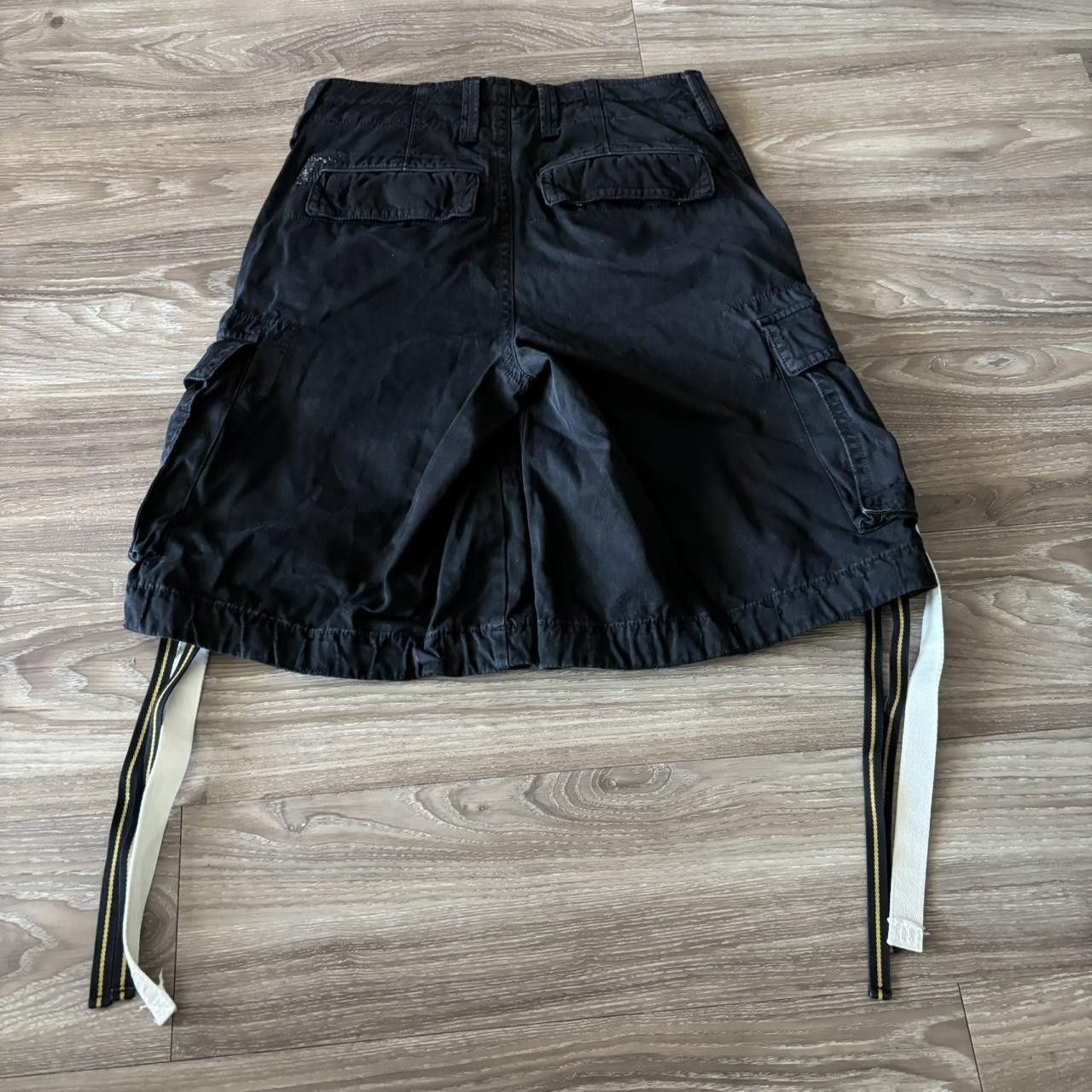 Palm Angels Palm Angels Black Streetwear Designer Cargo Shorts! Size US 32 / EU 48 - 8 Thumbnail