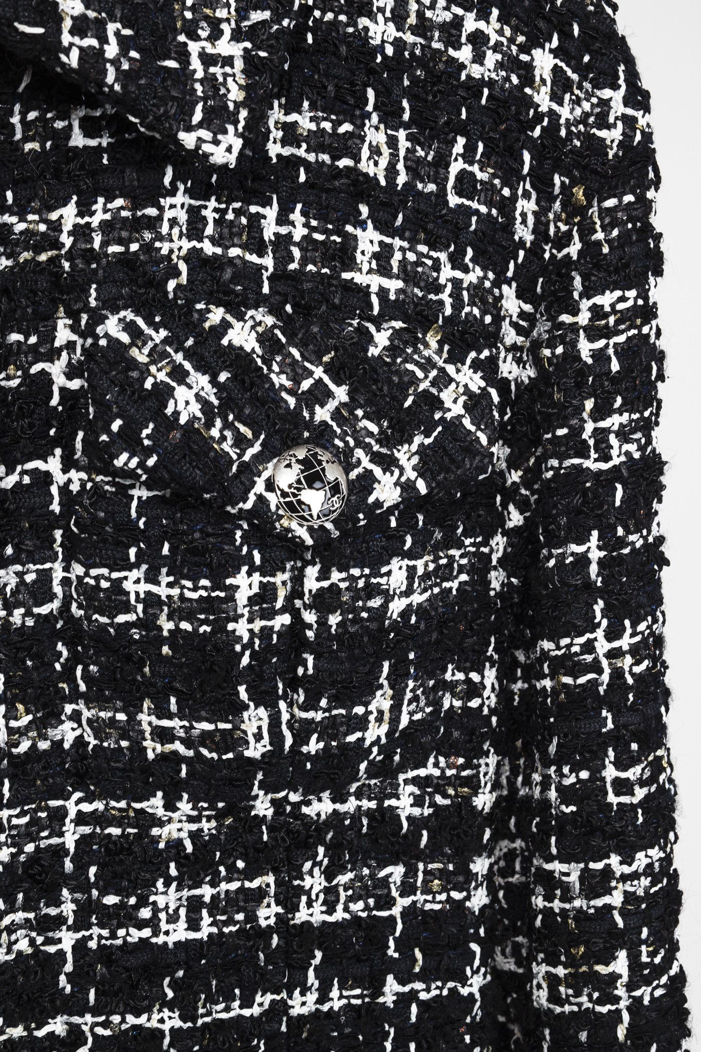 Chanel Chanel Bouclè Fantasy Tweed Planisphere Short Jacket Size M / US 6-8 / IT 42-44 - 6 Thumbnail