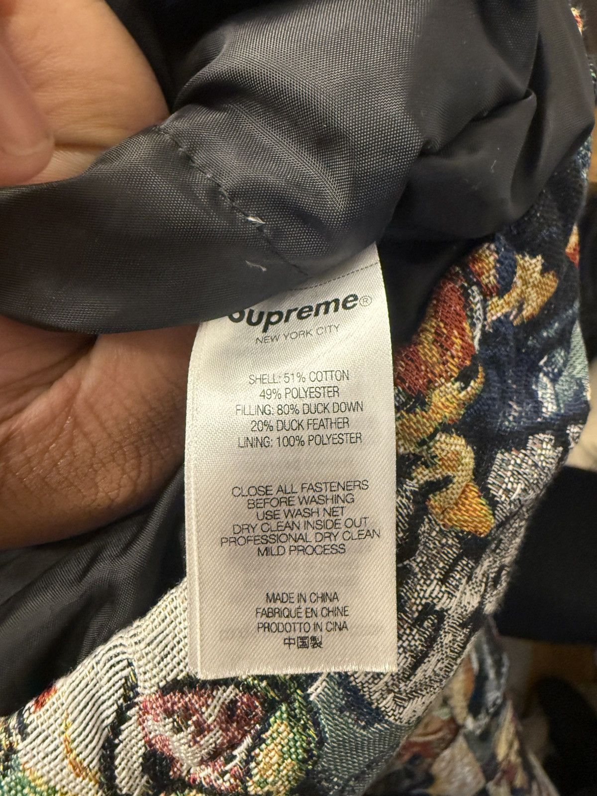 Bless × Supreme Supreme Bless Tapestry Down Jacket Size Large Size US L / EU 52-54 / 3 - 17 Thumbnail