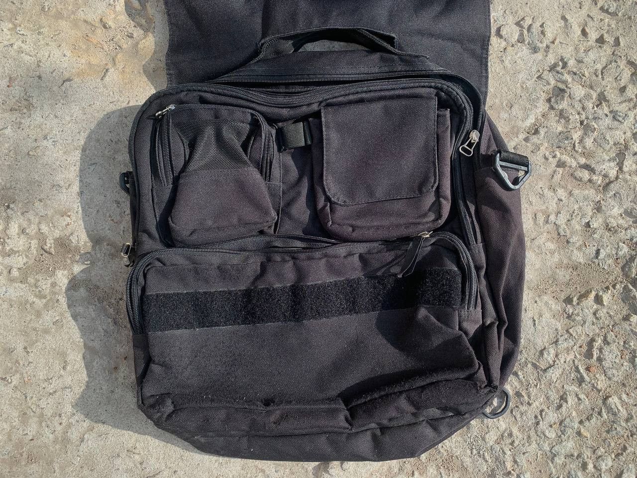 Nike Vintage Nike Retro Messenger Bag Swoosh Drill USA Y2K 90s Size ONE SIZE - 6 Thumbnail