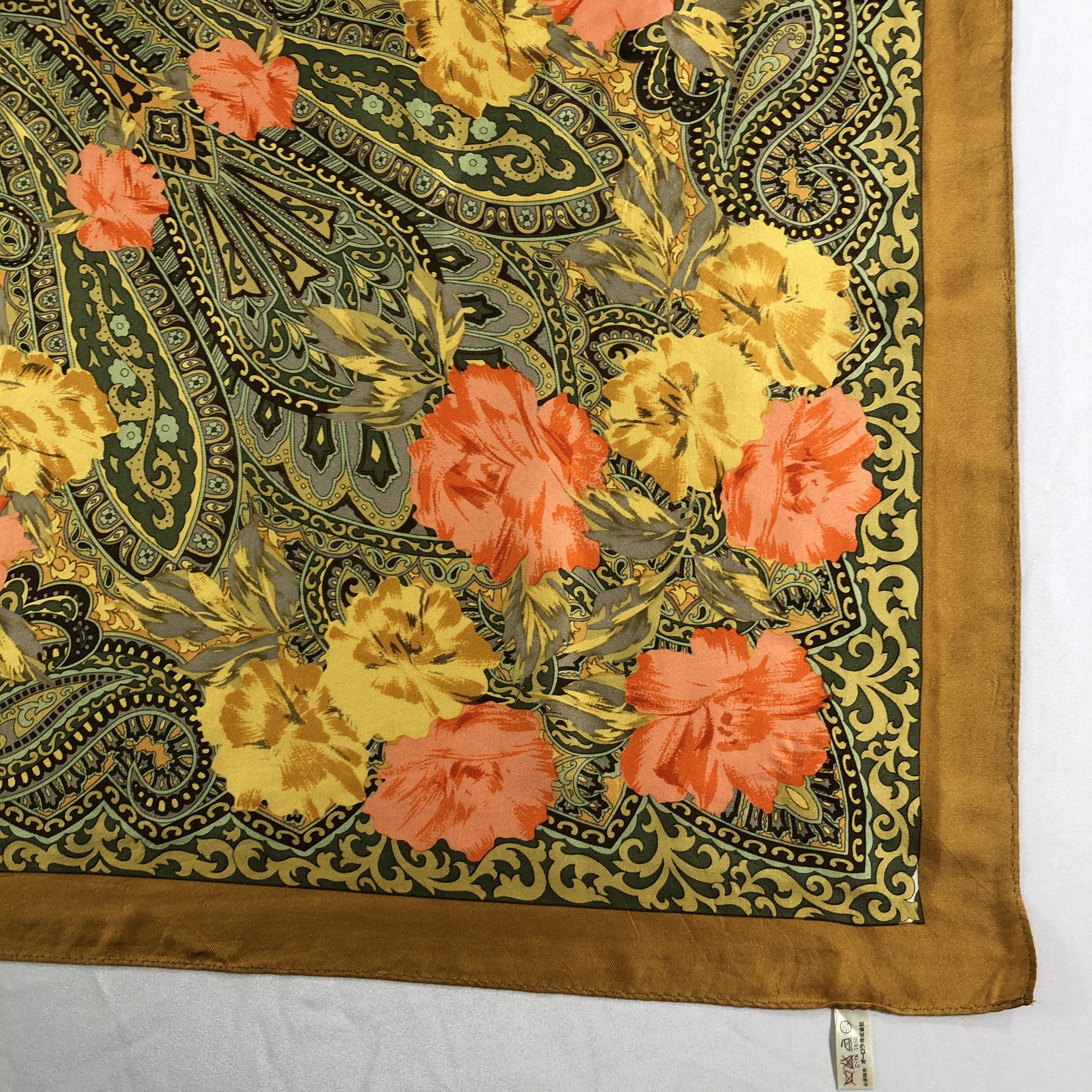 Vintage Vintage Silk Scarf Size ONE SIZE - 3 Thumbnail