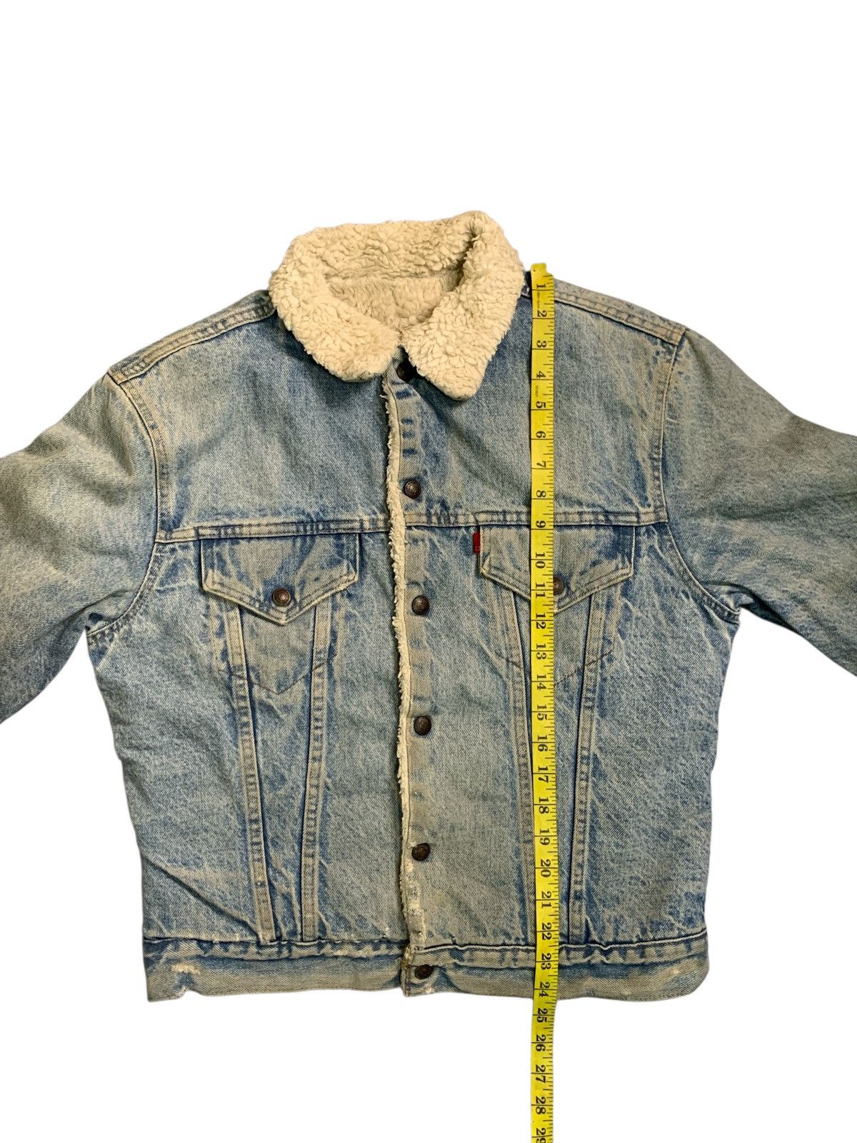 Levi's Vintage Clothing Rare Design Vintage Levi’s Single R Sherpa Jacket Size M / US 6-8 / IT 42-44 - 10 Thumbnail