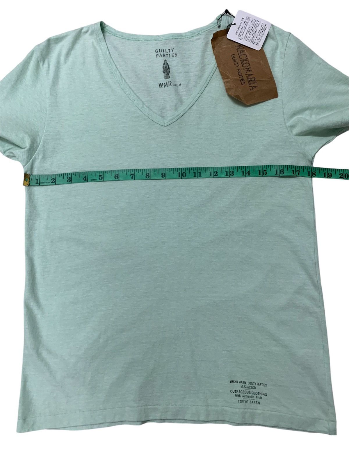 Japanese Brand × Wacko Maria Wako maria plain v neck tshirt Size US M / EU 48-50 / 2 - 8 Thumbnail