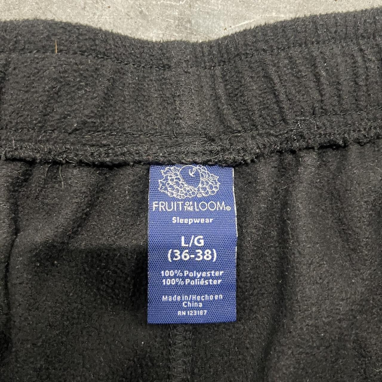 Japanese Brand × Vintage Vintage Y2K Baggy Black WideLeg Sweatpants! Size US 40 / EU 56 - 8 Thumbnail